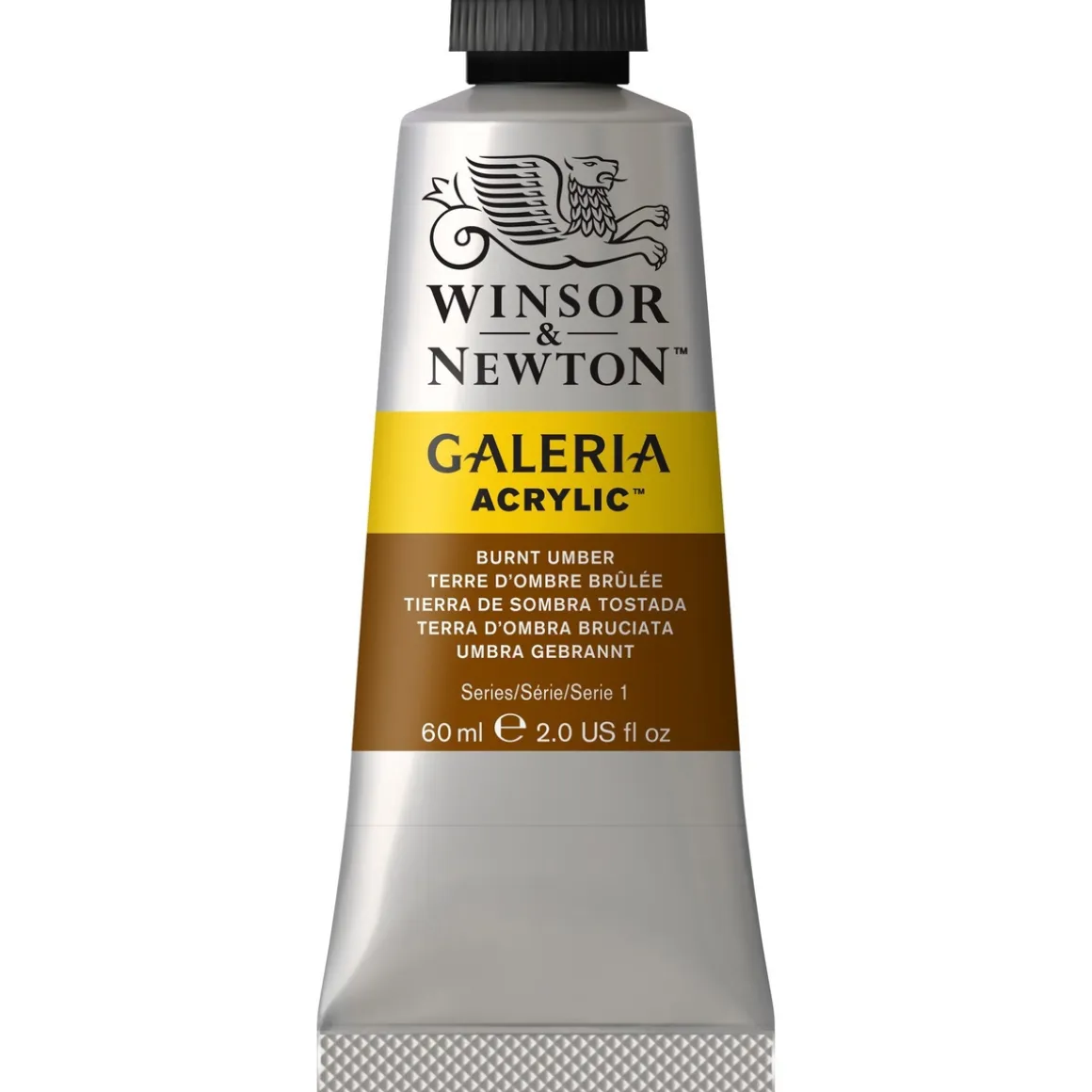 Winsor & Newton Galeria akrylfarve 60 ml Burnt Umber 076