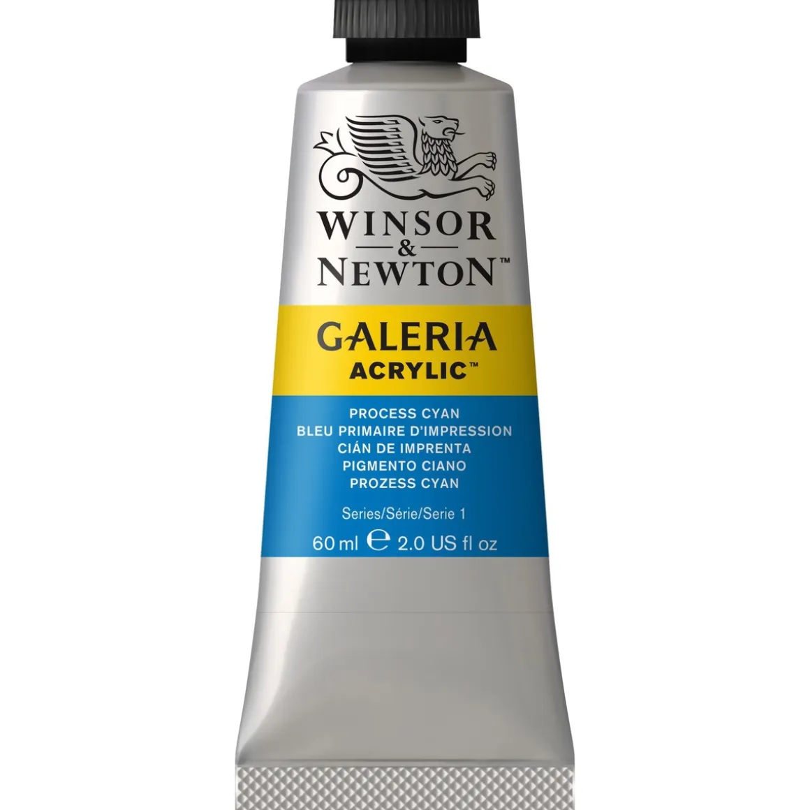 Winsor & Newton Galeria akrylfarve 60 ml Process Cyan 535