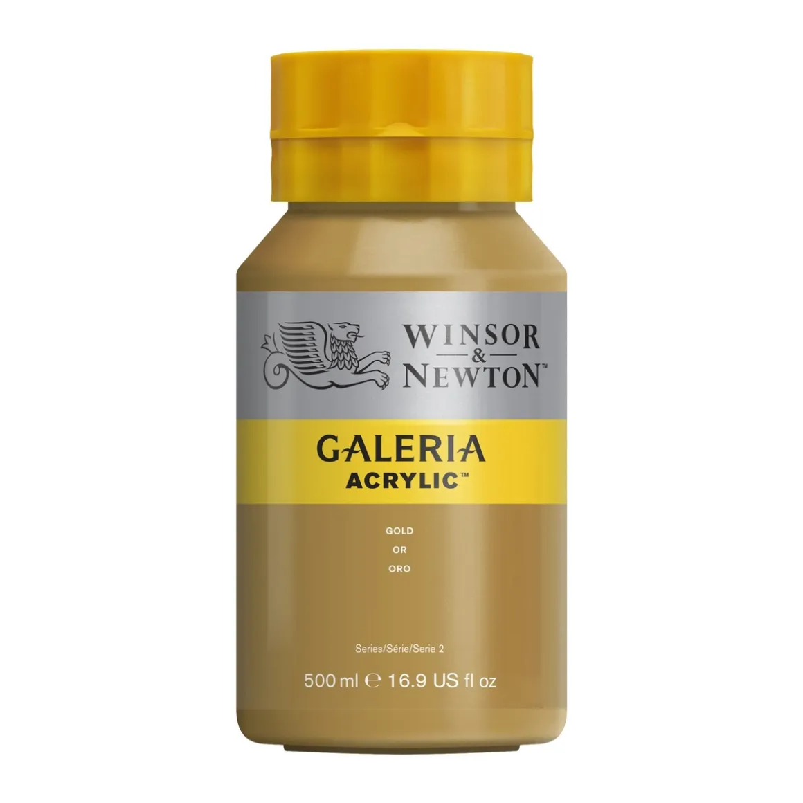 Winsor & Newton Galeria akrylfarve 500 ml Gold 283