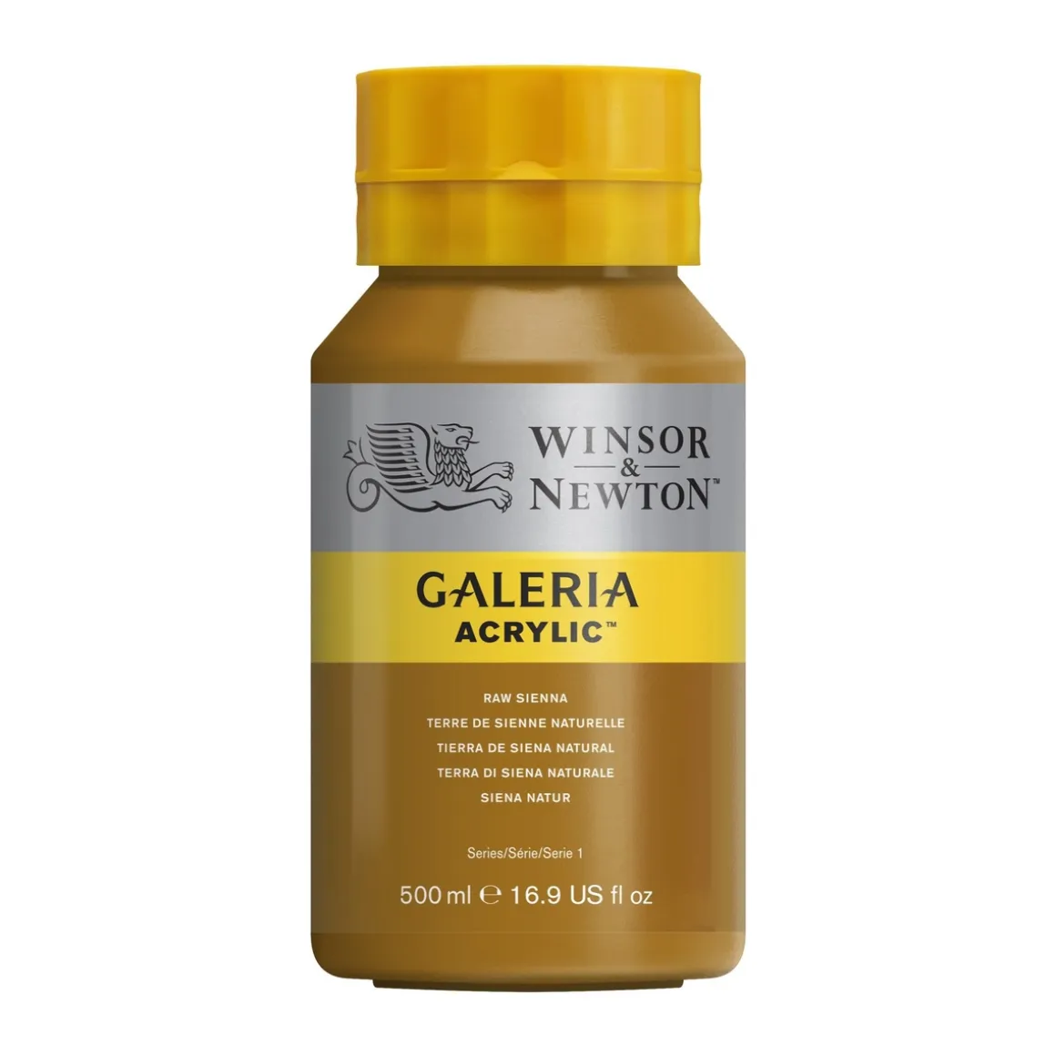 Winsor & Newton Galeria akrylfarve 500 ml Raw Sienna 552