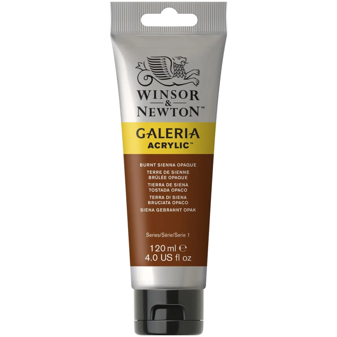 Winsor & Newton Galeria akrylfarve 120 ml Burnt Sienna Opaque 077