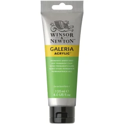 Winsor & Newton Galeria akrylfarve 120 ml Permanent Green Light 483