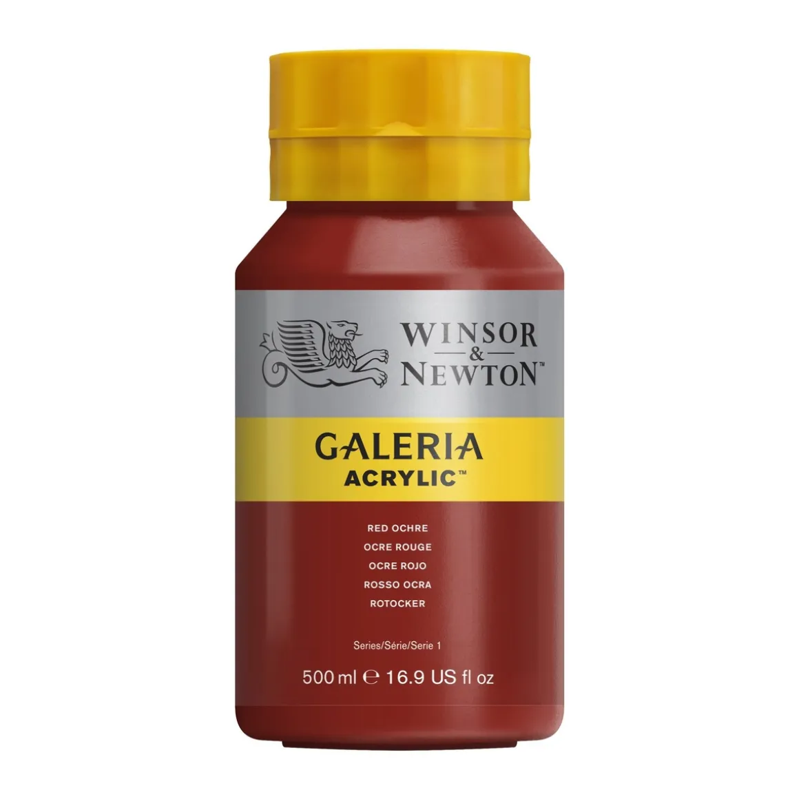 Winsor & Newton Galeria akrylfarve 500 ml Red Ochre 564