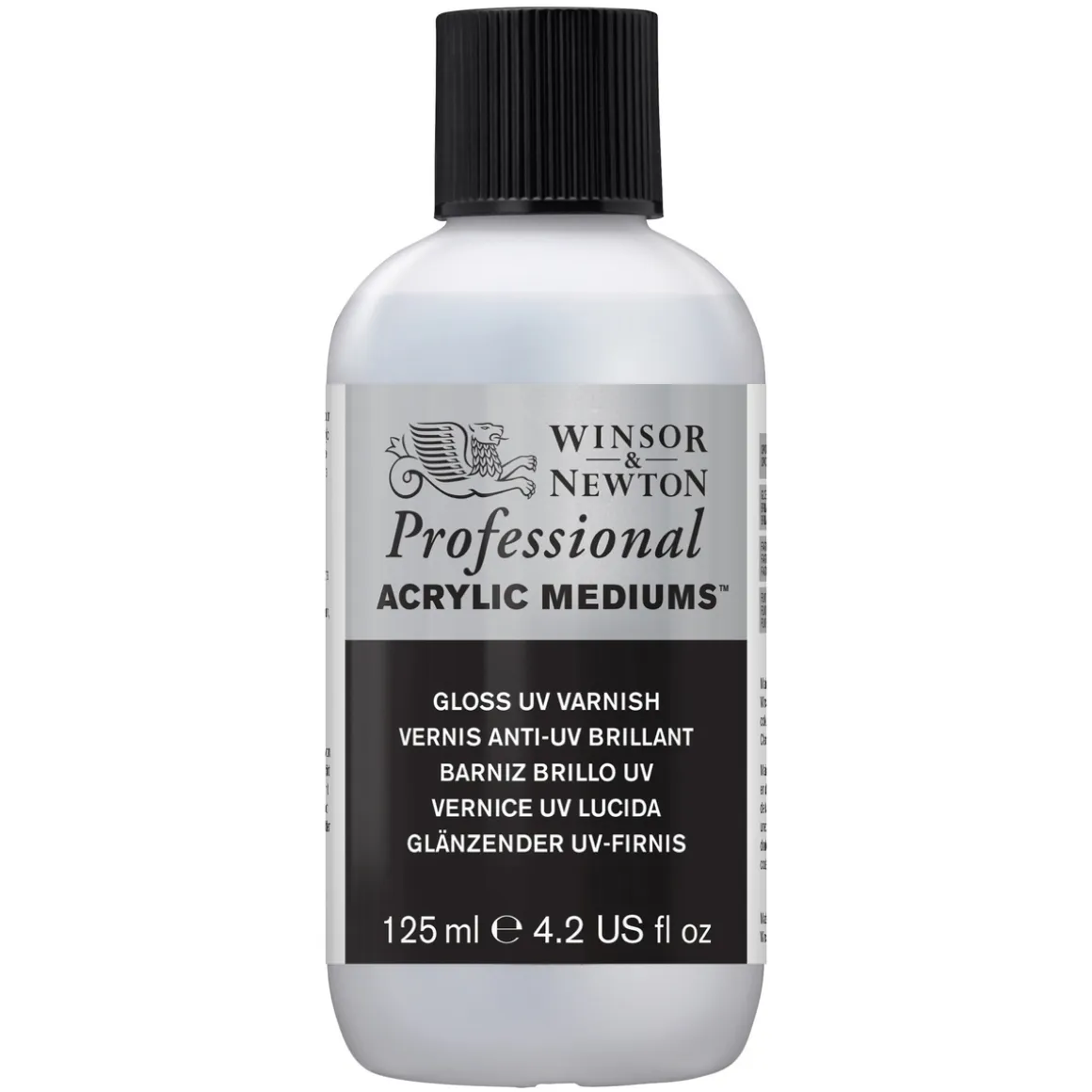 Winsor & Newton Gloss UV Varnish 125 ml, beskyttende lak mod sollys, støv etc.
