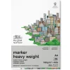 Winsor & Newton Marker Heavy Weight Bleedproof A4 (210x297 mm), 25 ark – gramvægt 160