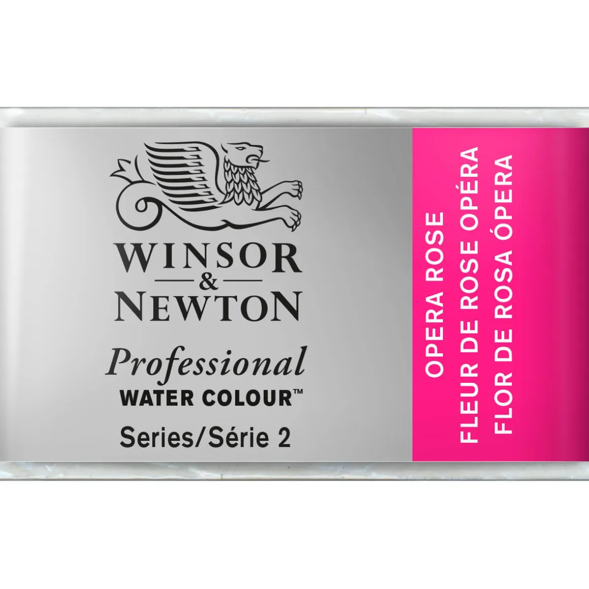 Winsor & Newton Professional akvarelfarve 1/1 pan Opera Rose 448