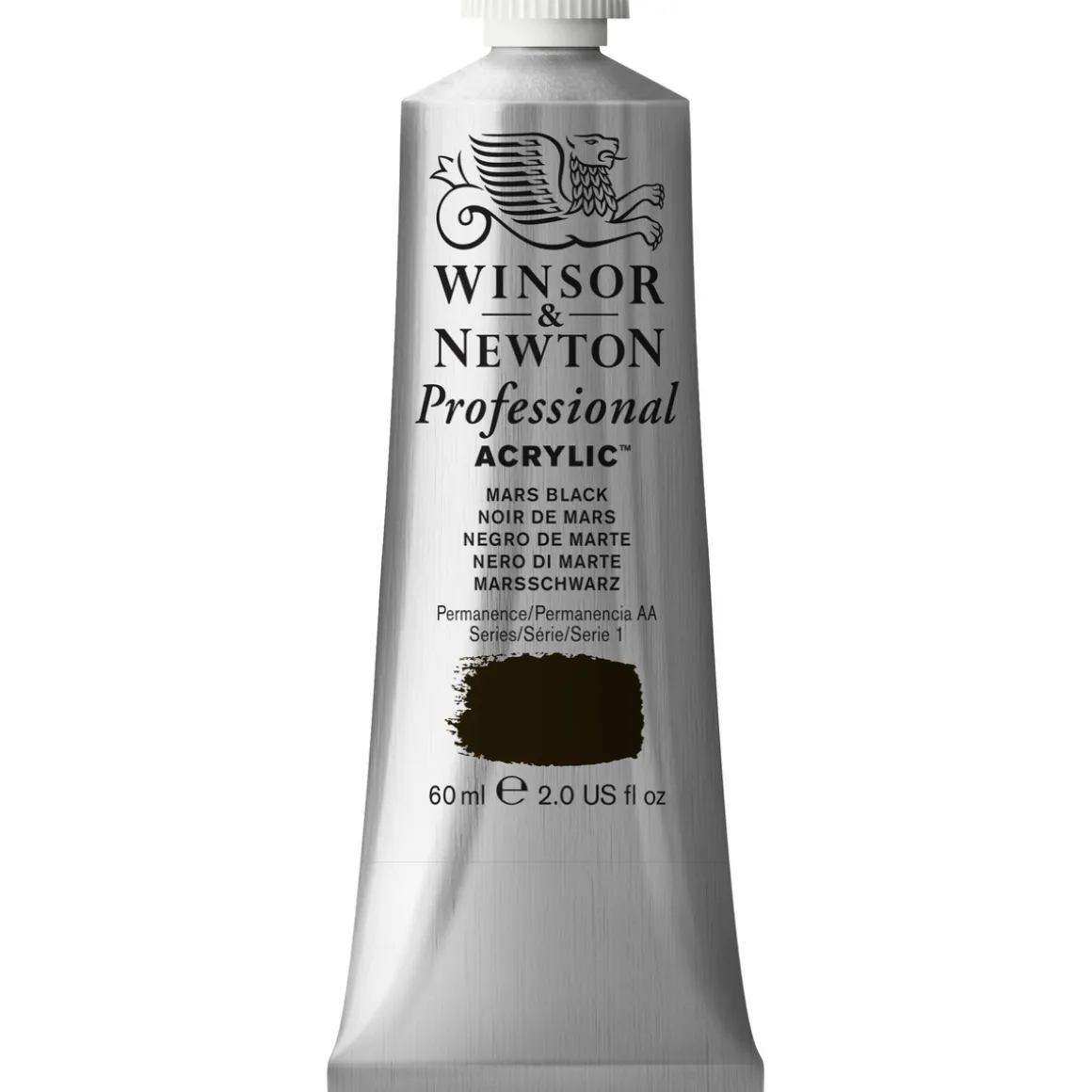Winsor & Newton Professional akrylfarve 60 ml Mars Black 386
