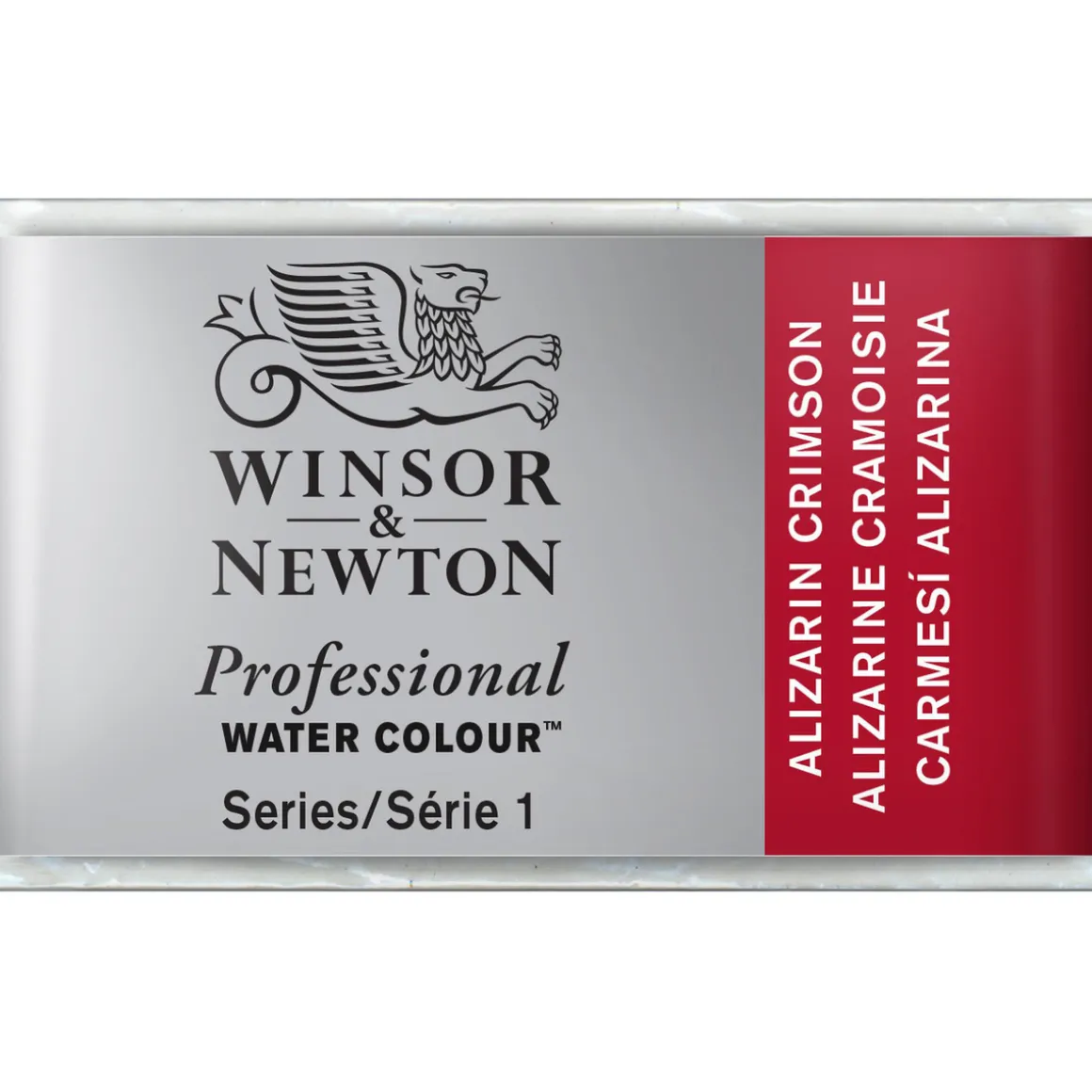 Winsor & Newton Professional akvarelfarve 1/1 pan Alizarin Crimson 004