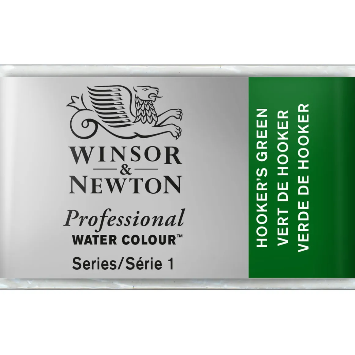 Winsor & Newton Professional akvarelfarve 1/1 pan Hooker's Green 311