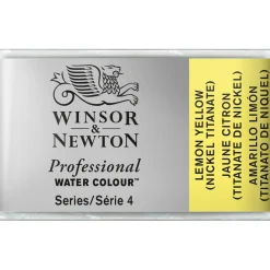Winsor & Newton Professional akvarelfarve 1/1 pan Lemon Yellow (Nickel Titanate) 347