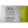 Winsor & Newton Professional akvarelfarve 1/1 pan Olive Green 447