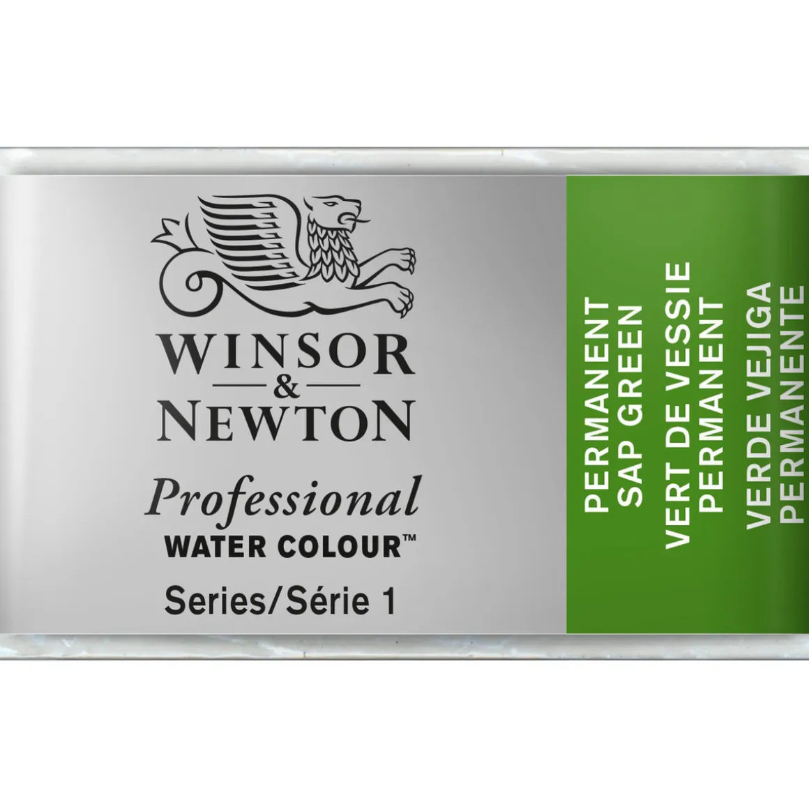 Winsor & Newton Professional akvarelfarve 1/1 pan Permanent Sap Green 503
