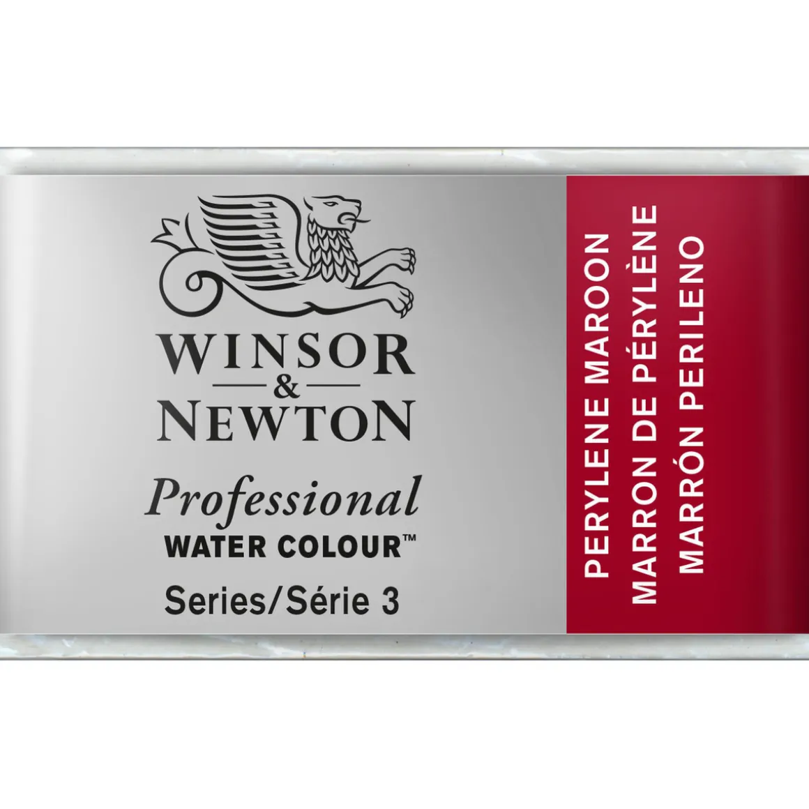 Winsor & Newton Professional akvarelfarve 1/1 pan Perylene Maroon 507