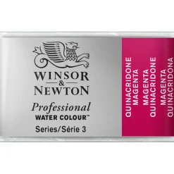 Winsor & Newton Professional akvarelfarve 1/1 pan Quinacridone Magenta 545
