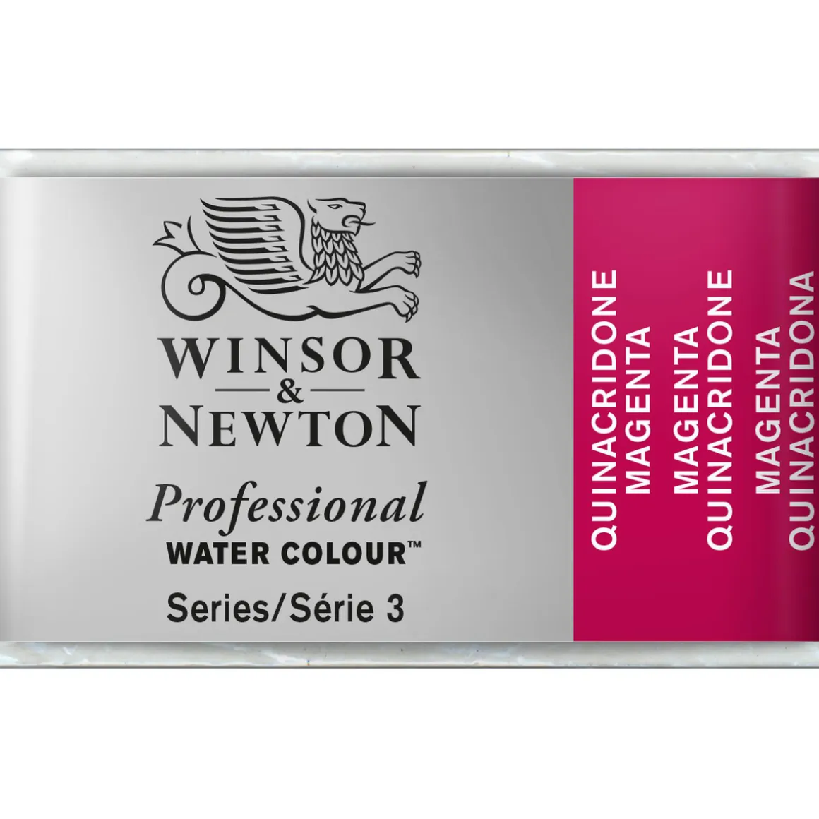 Winsor & Newton Professional akvarelfarve 1/1 pan Quinacridone Magenta 545