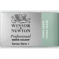 Winsor & Newton Professional akvarelfarve 1/1 pan Terre Verte 637