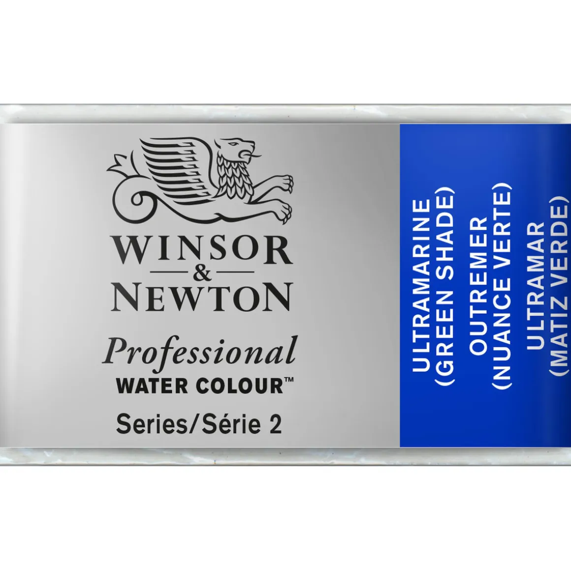 Winsor & Newton Professional akvarelfarve 1/1 pan Ultramarine (green shade) 667