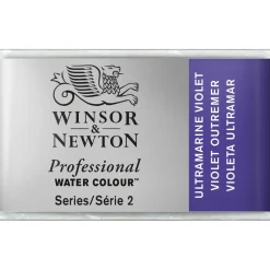Winsor & Newton Professional akvarelfarve 1/1 pan Ultramarine Violet 672