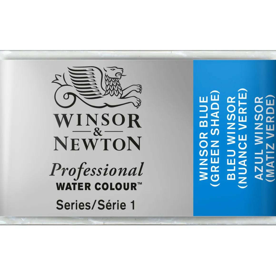 Winsor & Newton Professional akvarelfarve 1/1 pan Winsor Blue (red shade) 709