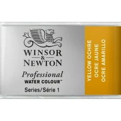 Winsor & Newton Professional akvarelfarve 1/1 pan Yellow Ochre 744