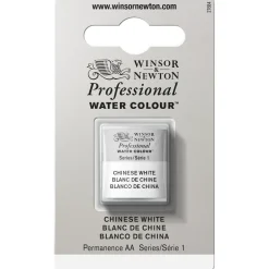 Winsor & Newton Professional akvarelfarve half pan Perm Chinese White 150