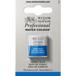 Winsor & Newton Professional akvarelfarve half pan Cobalt Blue 178