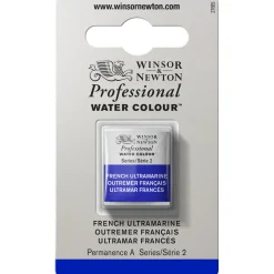 Winsor & Newton Professional akvarelfarve half pan French Ultramarin 263