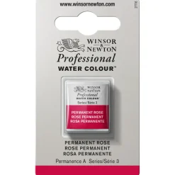 Winsor & Newton Professional akvarelfarve half pan Permanent Rose 502