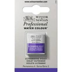 Winsor & Newton Professional akvarelfarve half pan Ultramarin Violet 672