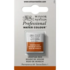 Winsor & Newton Professional akvarelfarve half pan Red 678