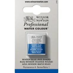 Winsor & Newton Professional akvarelfarve half pan Wins Blue (red shade) 709