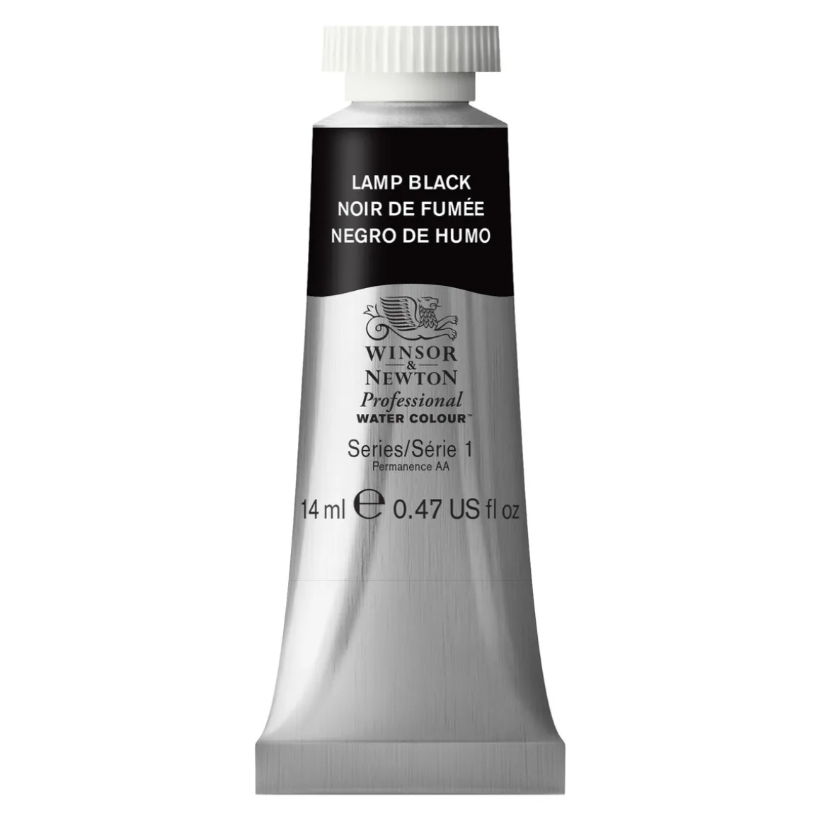 Winsor & Newton Professional akvarelfarve 14 ml Lamp Black 337