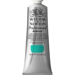 Winsor & Newton Professional akrylfarve 60 ml Cobalt Turquoise Light 191