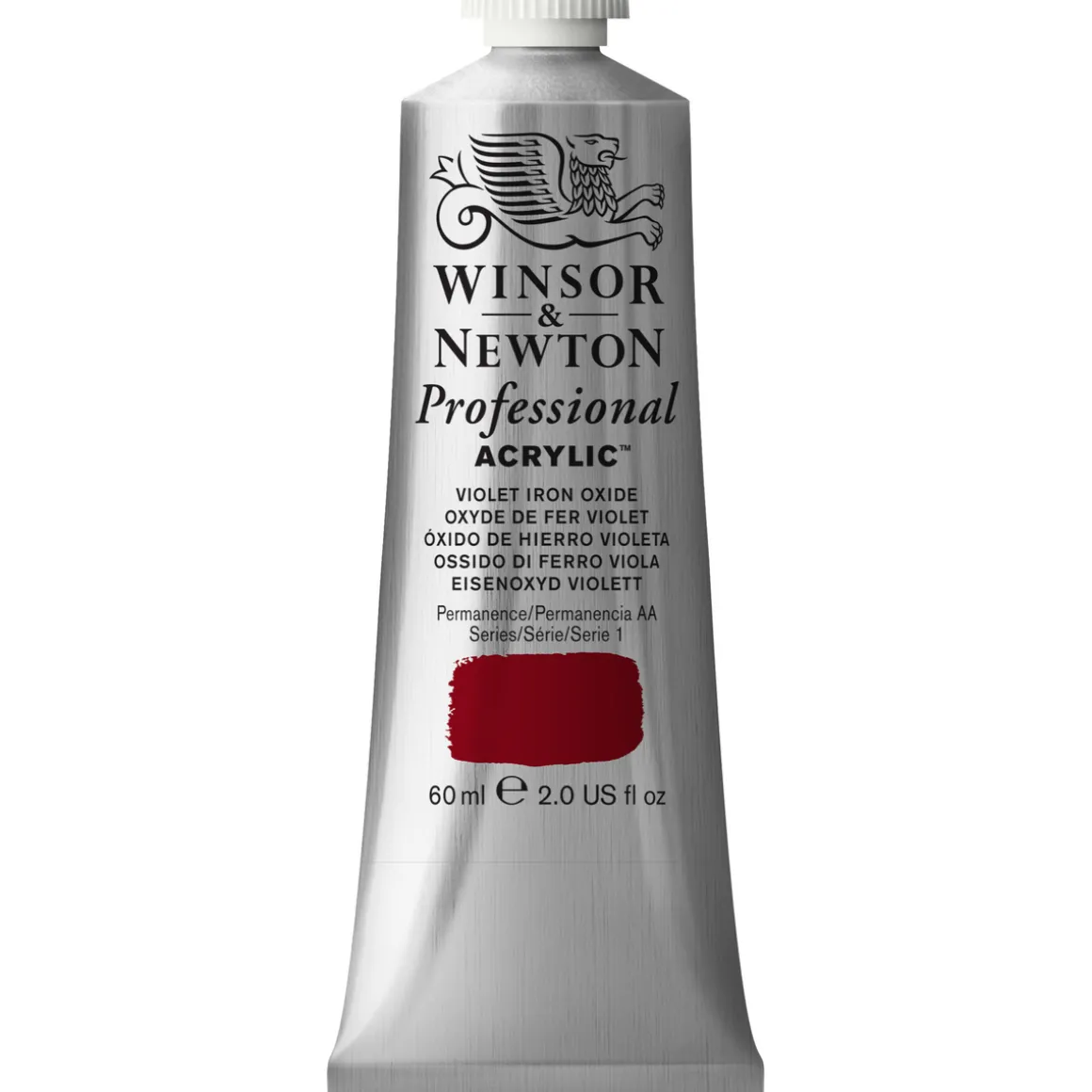 Winsor & Newton Professional akrylfarve 60 ml Violet Iron Oxide 691