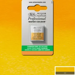 Winsor & Newton Professional akvarelfarve half pan Cadmium-free Yellow Deep 891