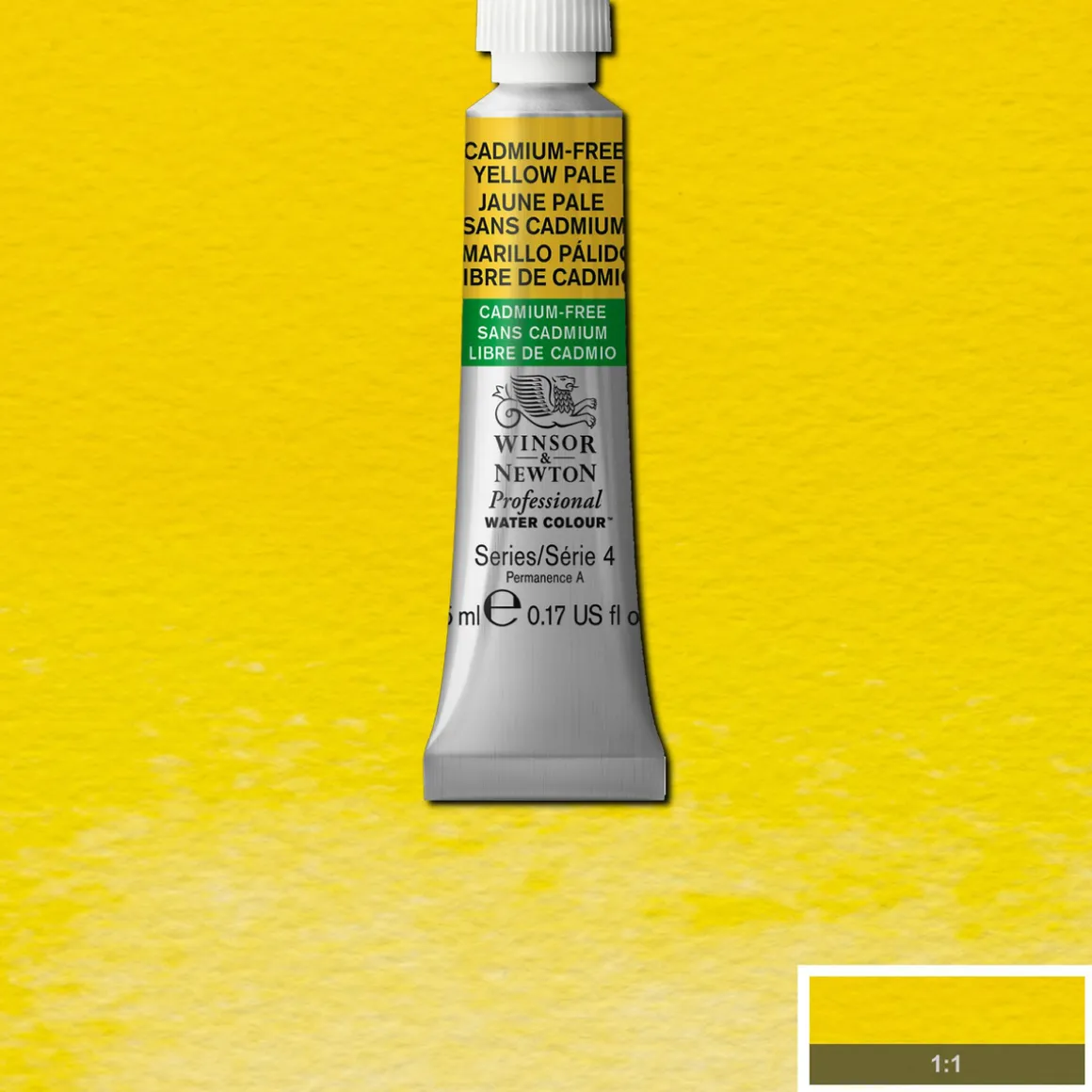 Winsor & Newton Professional akvarelfarve 5 ml Cadmium-free Yellow 890