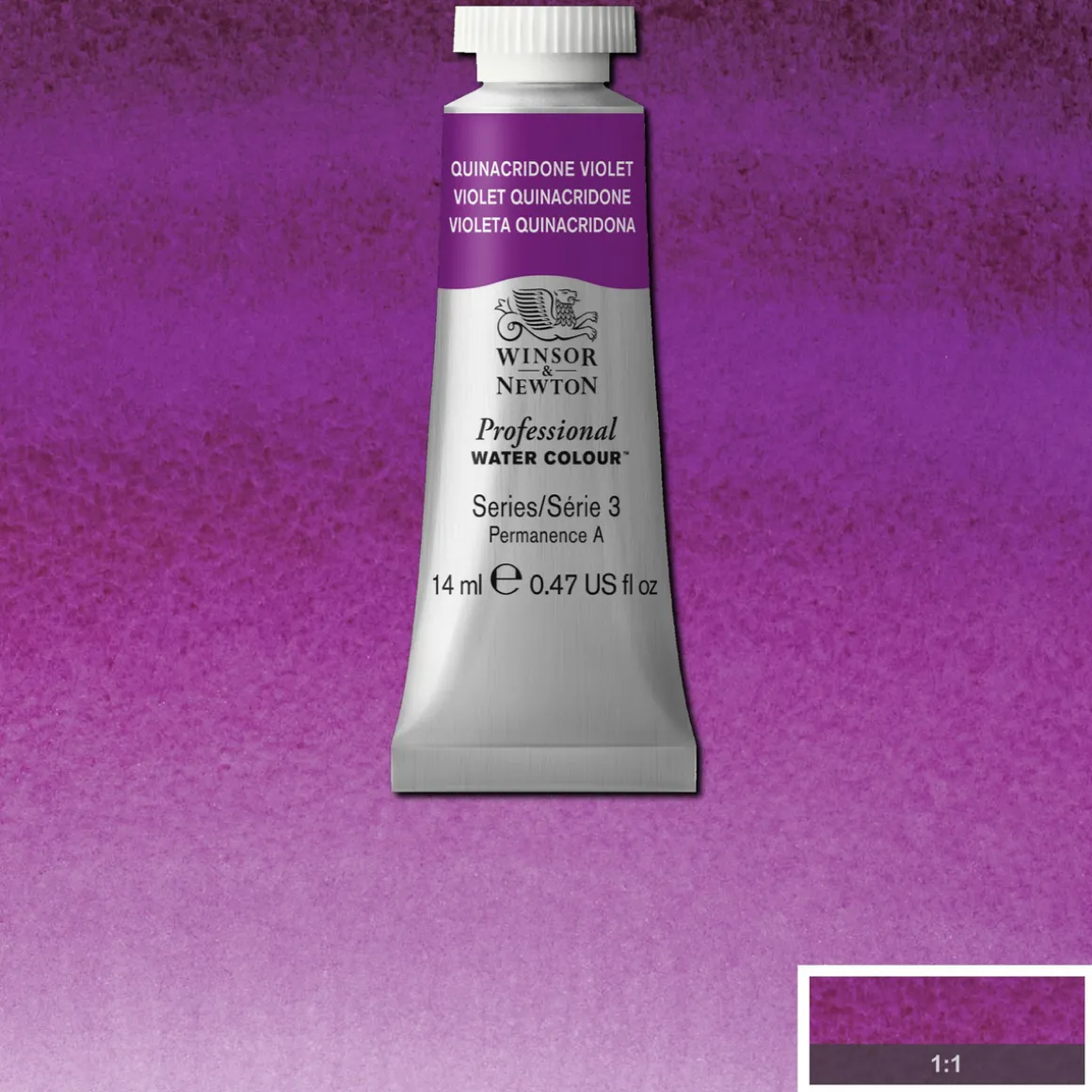 Winsor & Newton Professional akvarelfarve 14 ml Violet Quinacridone 550