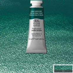 Winsor & Newton Professional akvarelfarve 14 ml Cobalt Green Deep 185