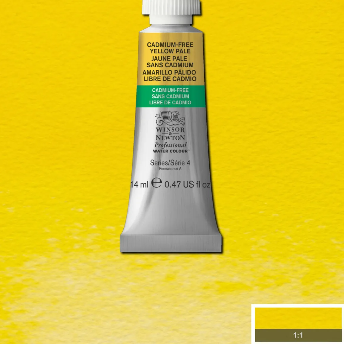 Winsor & Newton Professional akvarelfarve 14 ml Cadmium-free Yellow Pale 907