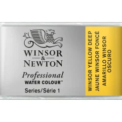 Winsor & Newton Professional akvarelfarve 1/1 pan Winsor Yellow Deep 731