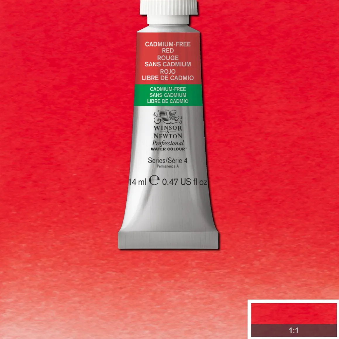 Winsor & Newton Professional akvarelfarve 14 ml Cadmium-free Red 901
