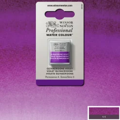 Winsor & Newton Professional akvarelfarve half pan Quinacridone Violet 550