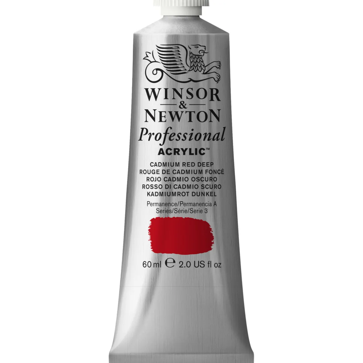 Winsor & Newton Professional akrylfarve 60 ml Cadmium Red Deep 097