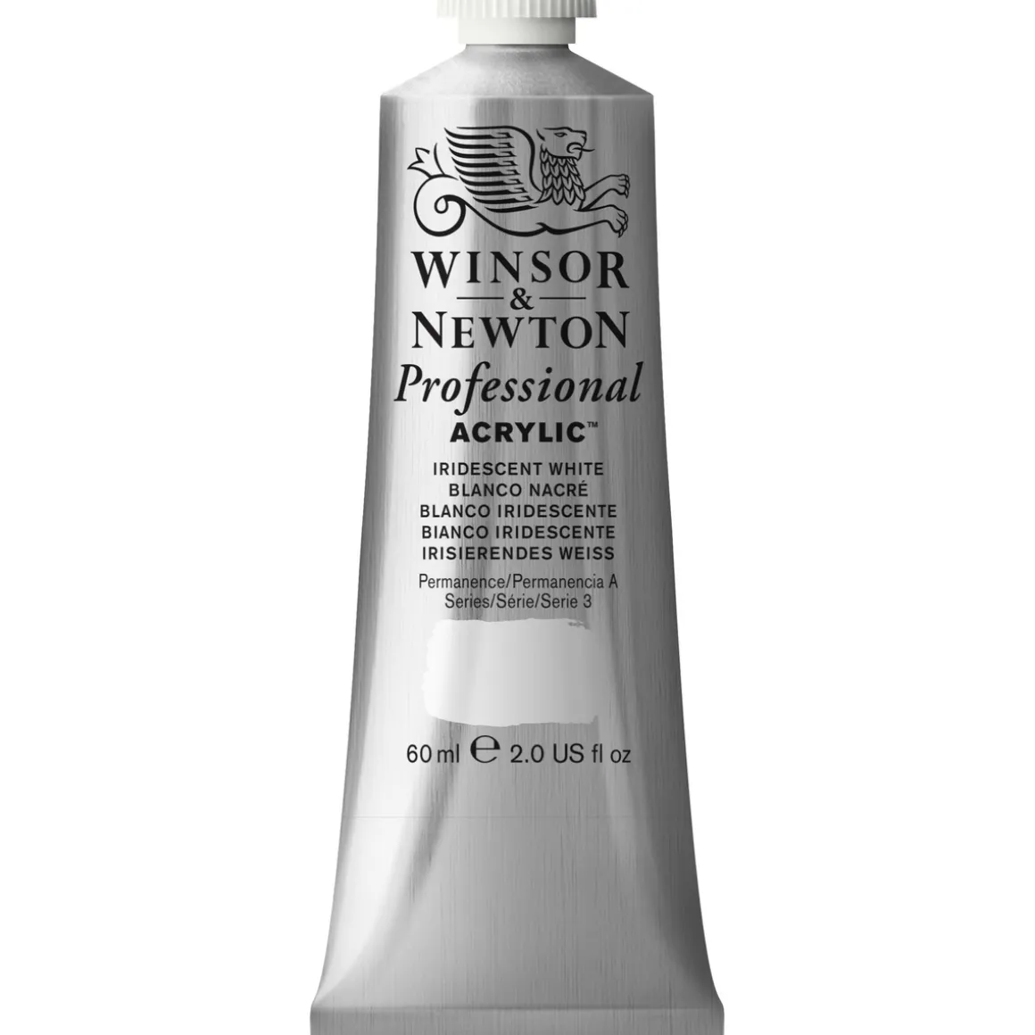 Winsor & Newton Professional akrylfarve 60 ml Iridescent White 330