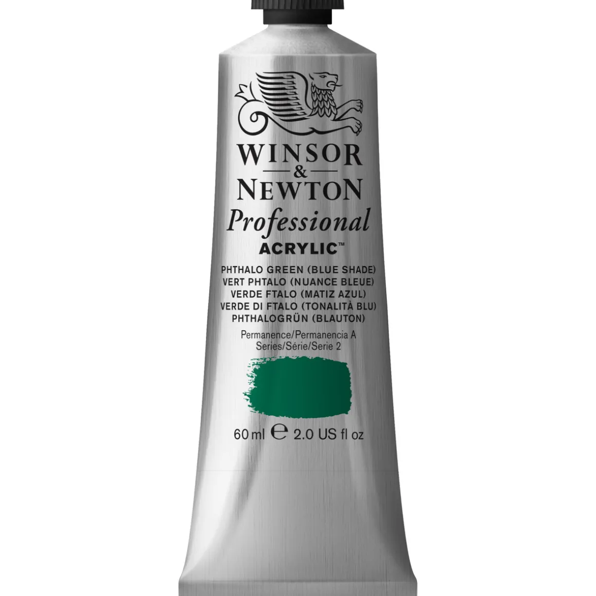 Winsor & Newton Professional akrylfarve 60 ml Phthalo Green Blue shade 522