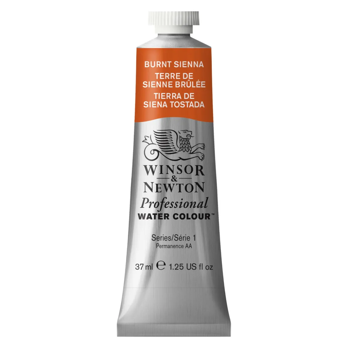 Winsor & Newton Professional akvarelfarve 37 ml Burnt Sienna 074