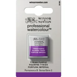 Winsor & Newton Professional Revival akvarelfarve half pan Tyrian Purple 419