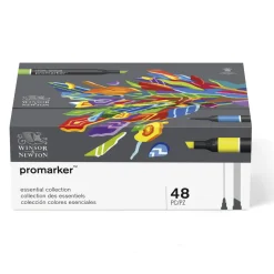 Winsor & Newton Promarker Essential Collection, sæt med 48 promarkers