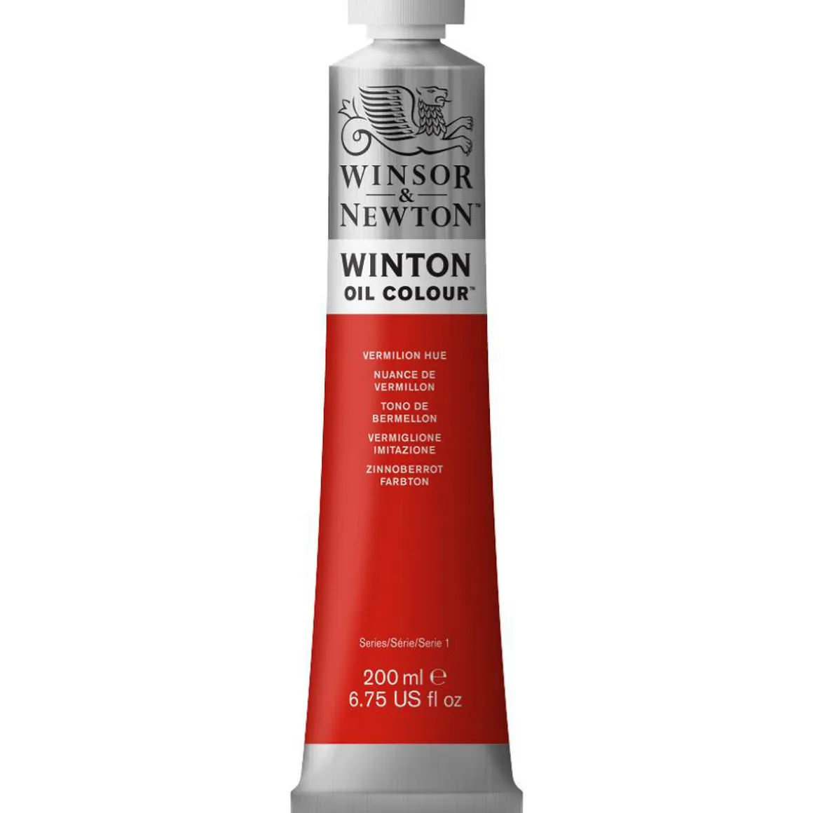 Winsor & Newton Winton oliefarve 200 ml Vermillion Hue 682