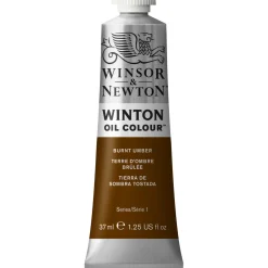 Winsor & Newton Winton oliefarve 37 ml Burnt Umber 076